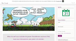 Desktop Screenshot of milanaccueil.com